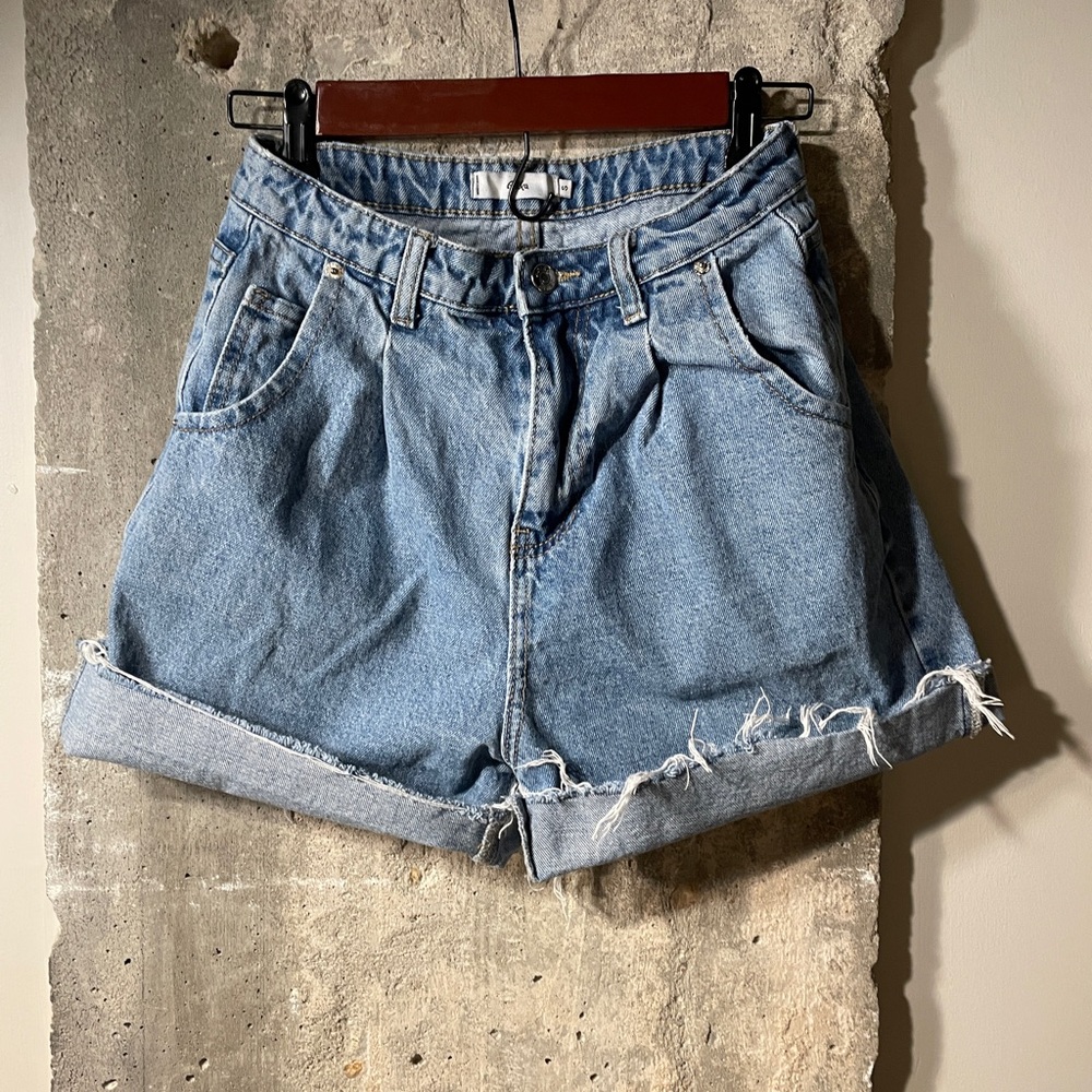 Vintage High Waist Denim Women's Shorts